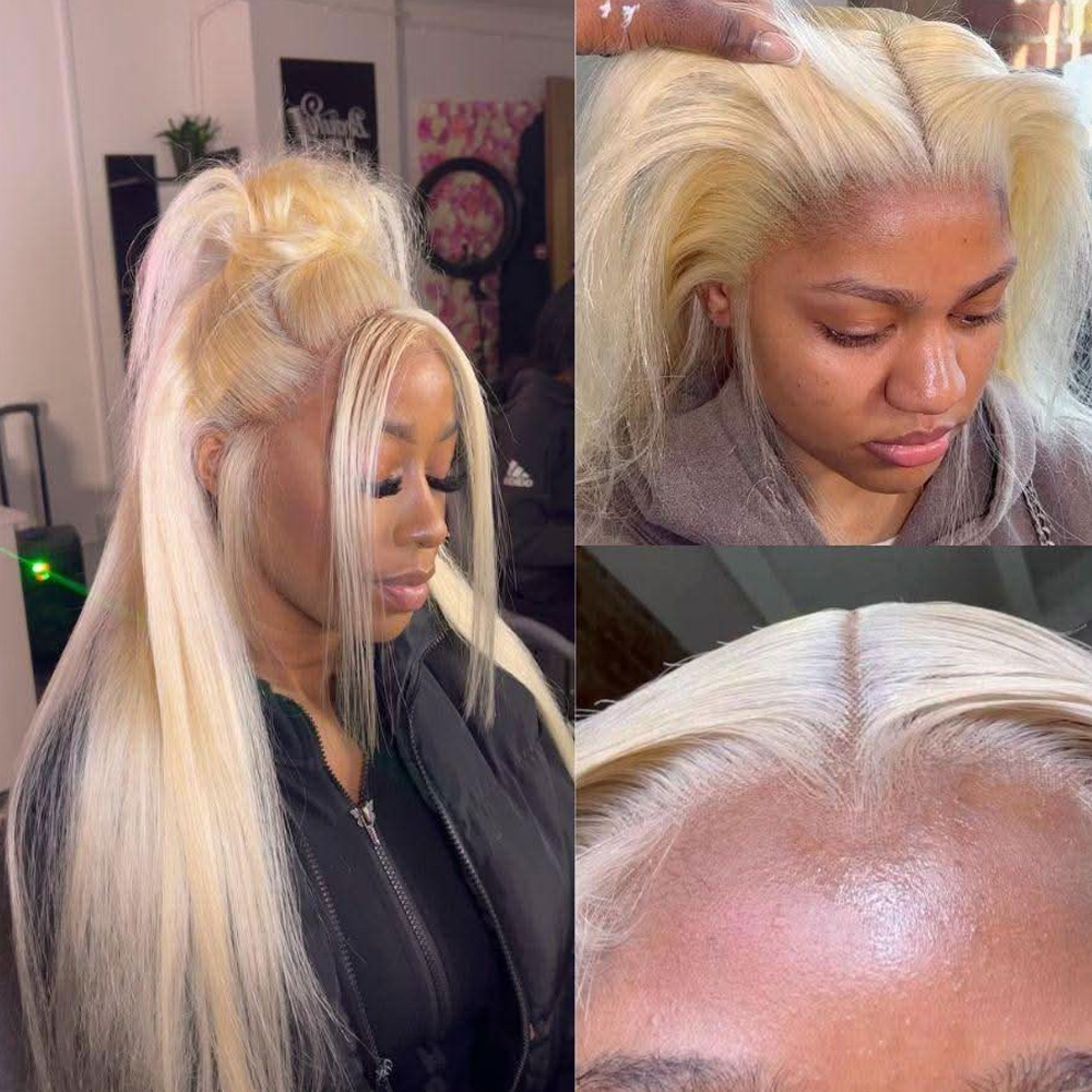Peruki w kolorze miodowego blondu, peruki 360 Full Lace z ludzkich włosów, wstępnie wyskubane, HD Raw Hair, wietnamskie peruki typu Bone Straight Lace Frontal z ludzkich włosów, peruki z ludzkich włosów 13x6 HD Lace, peruki z ludzkich włosów o gęstości 18