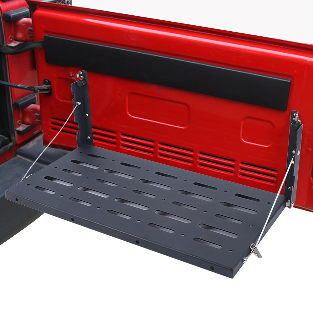 Stół tylnej klapy samochodu Tylne drzwi Składana półka Bagażnik do Jeep Wrangler JK 2007-2017