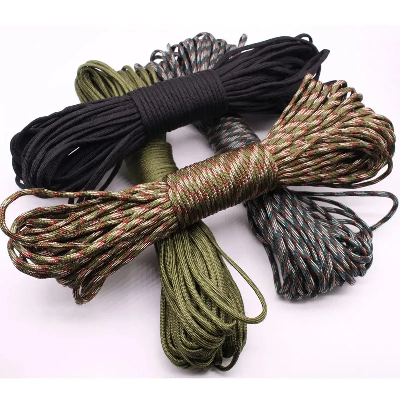 31m Paracord Schnur 7 Kerne 550 taktisches Seil Durchmesser 4mm für Outdoor-Camping Überleben Lanyard Fallschirm Seil Wander zelt Zubehör
