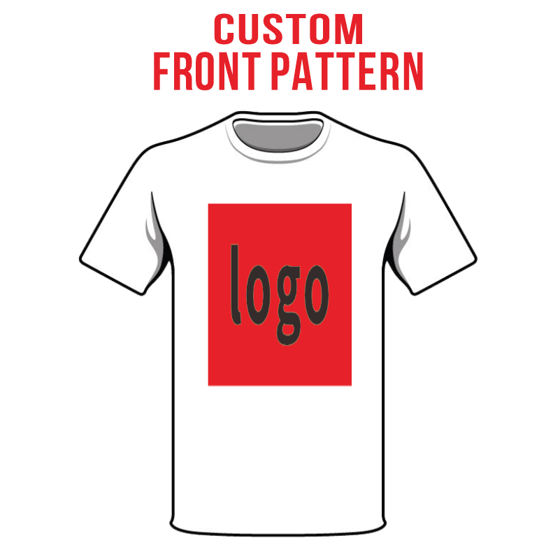 Enlaces personalizados de diseño DIY, parte delantera o trasera grande personalizada (sin camisa)
