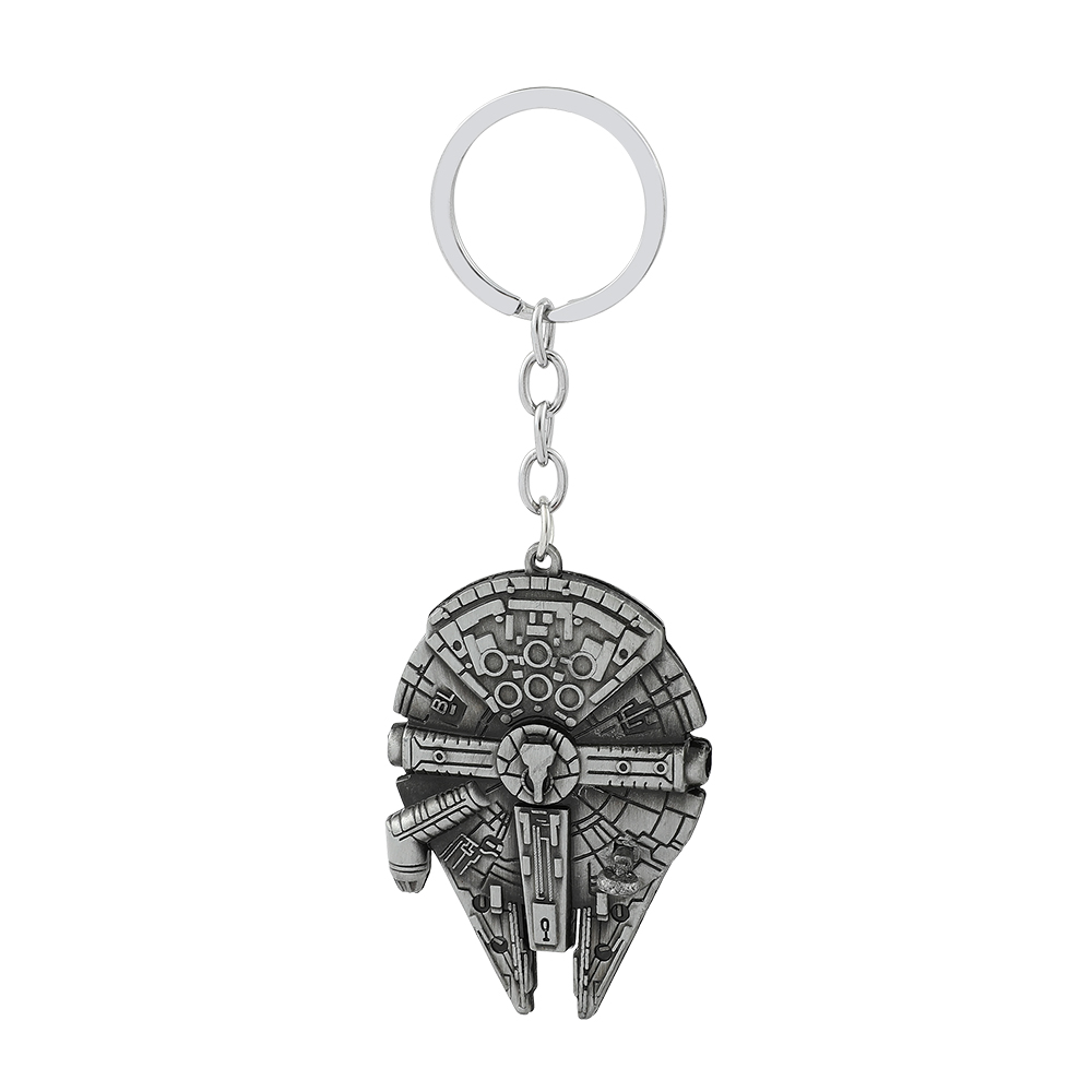 Chaveiro Vintage Millennium Falcon Star Wars: Acessório de Moda para Homens, Presente Ideal