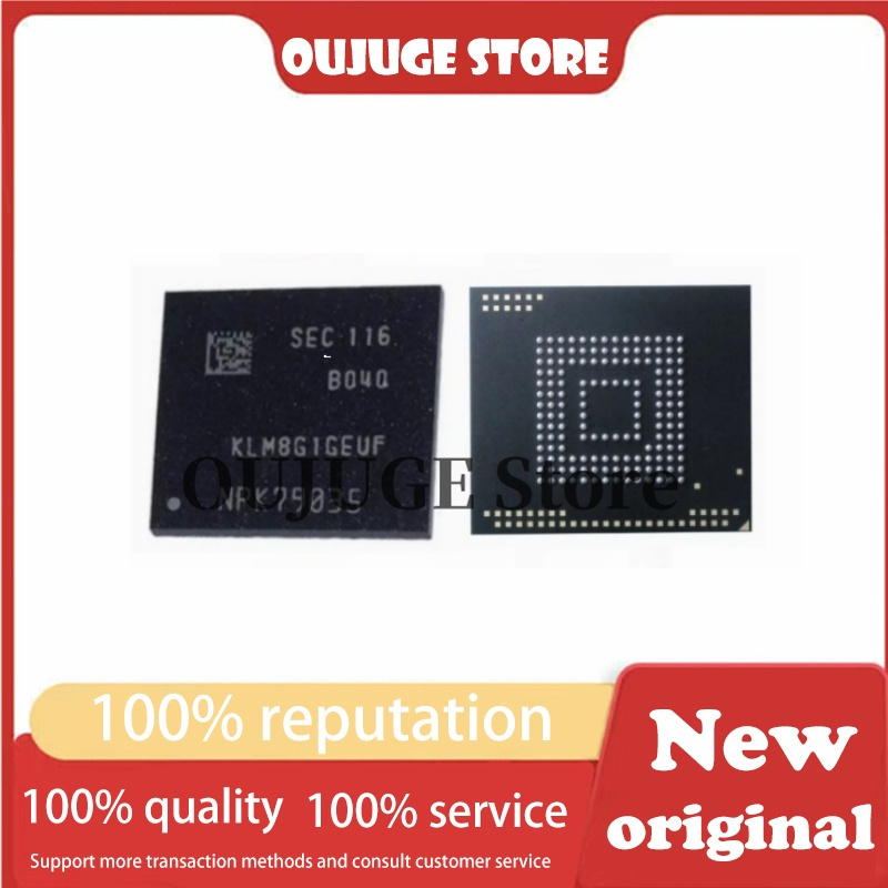 KLM8G1GEUF B04Q, paquete de BGA-153, EMMC, 8GB, chip de memoria, original, nuevo, lote de 1 unidad