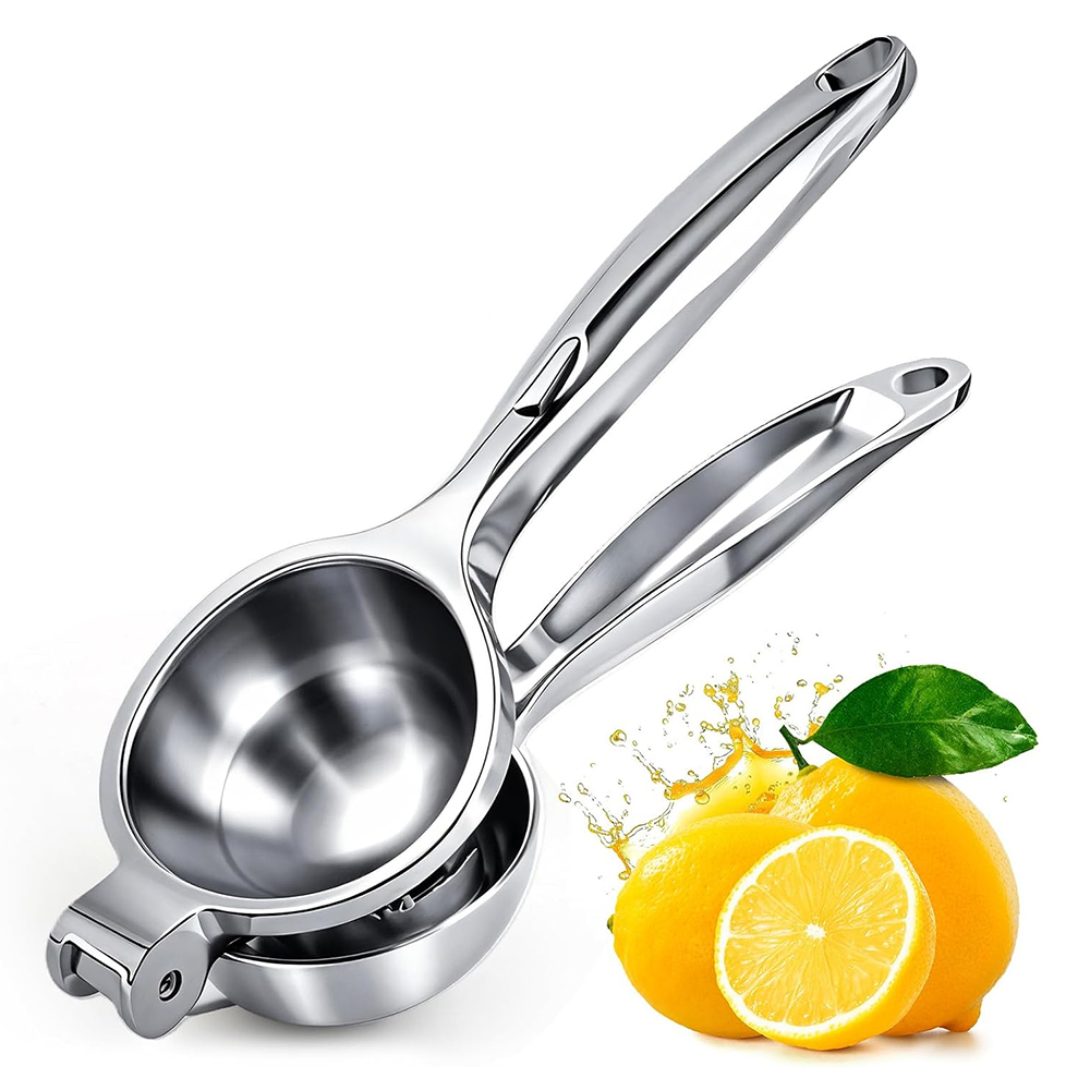 LMETJMA Premium pemeras Lemon paduan seng Juicer tekan Manual pemeras jeruk nipis untuk Lemon jeruk jeruk buah JT217