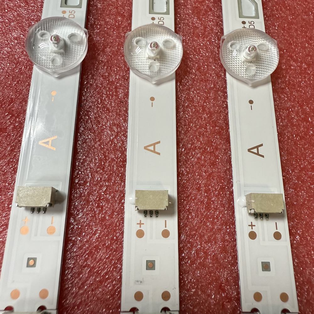 Bande de rétroéclairage LED, 3 pièces, pour téléviseur PLE-43S07FHD Daewoo L43s780bts 43L1600C 43L2600C 43L26CMC L43E9600 L43E9600