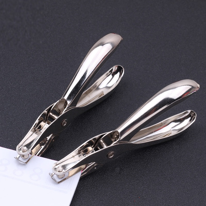 1Pcs 3Mm/6Mm Kim Loại Lỗ Chân Lông Đường Kính Kìm Kìm 1 Lỗ Puncher Giấy Tay Thêu Sò Đấm 1-8 Trang Lỗ Giấy Puncher
