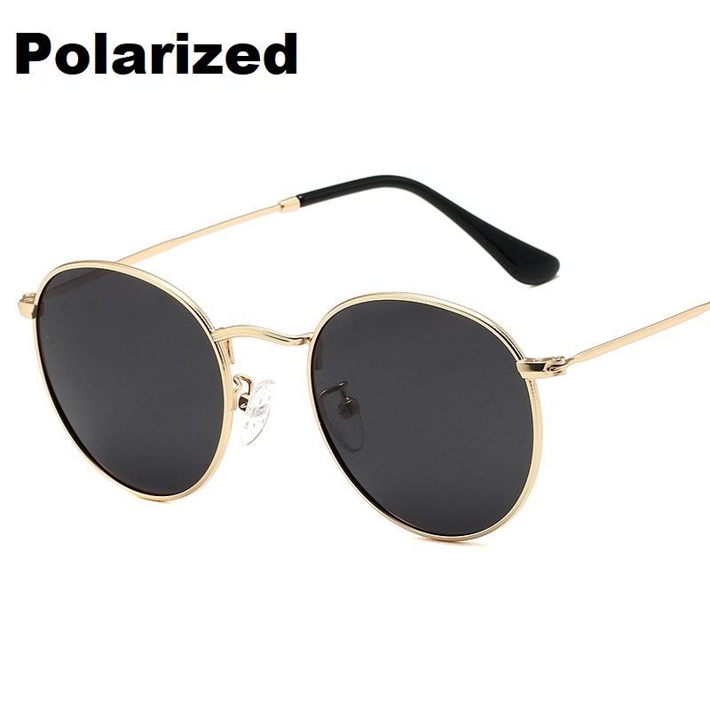Lunettes de soleil polarisées classiques pour hommes et femmes, lunettes de soleil rondes de marque de luxe, lunettes de soleil rétro pour hommes, nuances vintage, créateur, 2024