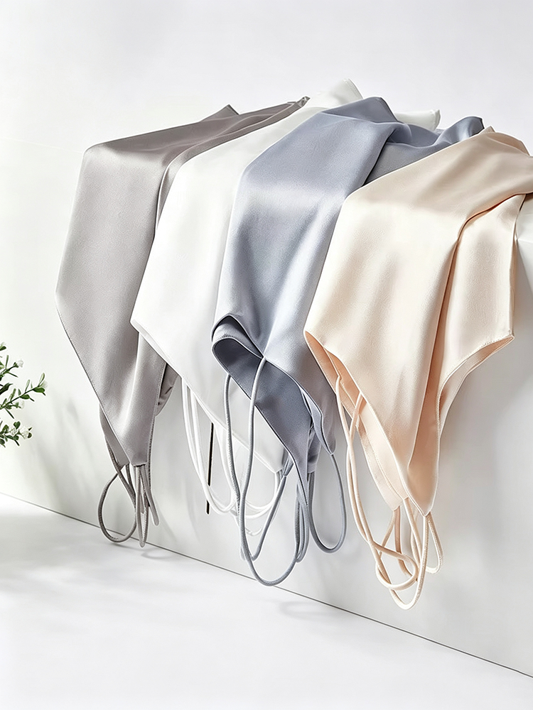 Damen Neckholder V-Ausschnitt Basic Weiß Cami Spaghettiträger Top Ärmellos Satin Seide 2026 Tank Tops Damen Sommer Leibchen