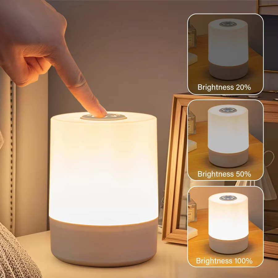 Nacht LED Touch Nacht Lichter Dimmbare Wiederaufladbare Desktop Tisch Lampe Für Lesen Schreibtisch Schlafzimmer Nacht Dekoration Beleuchtung