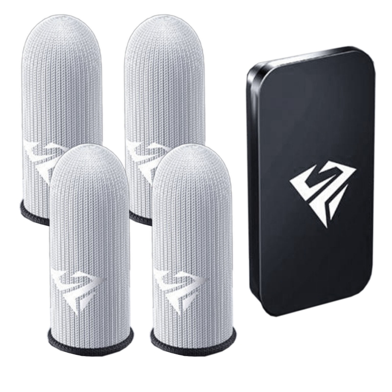 1 Pair Gamer Sleeve Sweatproof Dedales Gamer Finger Cover Touch Screen Fingertips Sleeve For PUBG Mobile Games Game Accessories