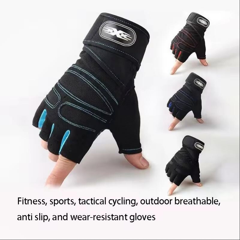 Fitness-Handschuhe, Halbfinger, Sporttaktik, Radfahren, Outdoor, Bergsteigen, atmungsaktive und verschleißfeste Handschuhe