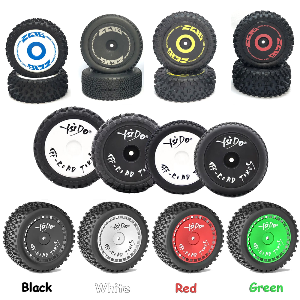 Voor Achter Banden Wiel Band voor Wltoys 144001 144010 124016 124017 124010 ZD Racing BX12 1/12 1/14 RC Off-Road auto Upgrade Onderdelen