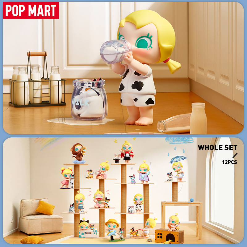 Фигурки серии POP MART Baby Molly & Baby Tabby, 1 шт./12 шт., фигурка слепых коробок POPMART