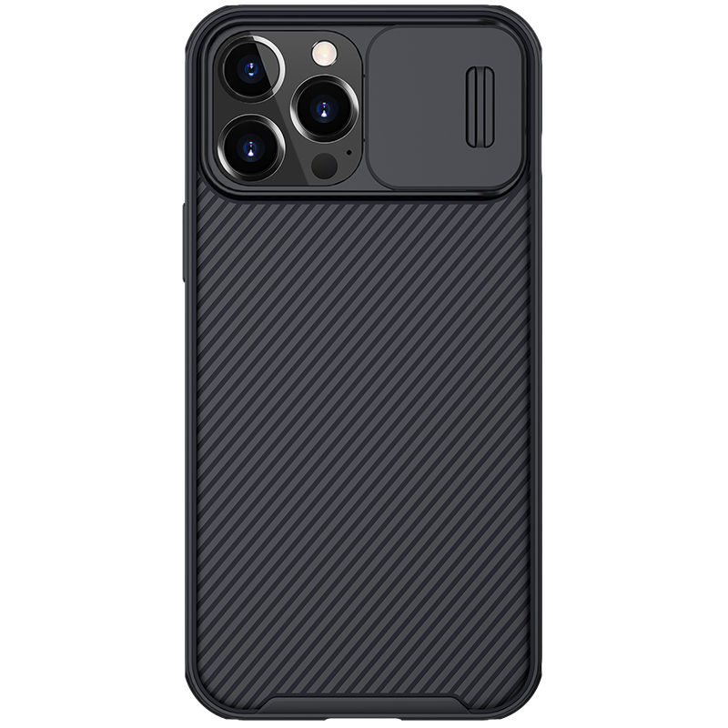 for iPhone 13 Pro Max Camshield Phone Case,NILLKIN Camera Protection Slide Protect Cover Lens Protection Case
