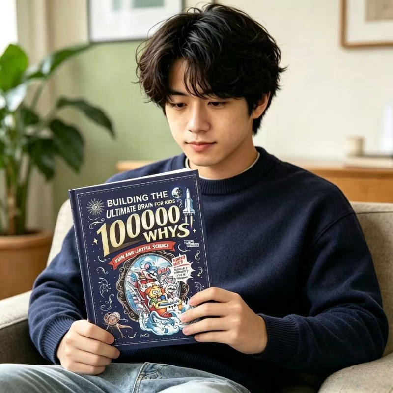 100000 Whys キッズサイエンス百科事典ブック 教育学習ストーリーブック 脳の発達のための読み物 6～12歳向け