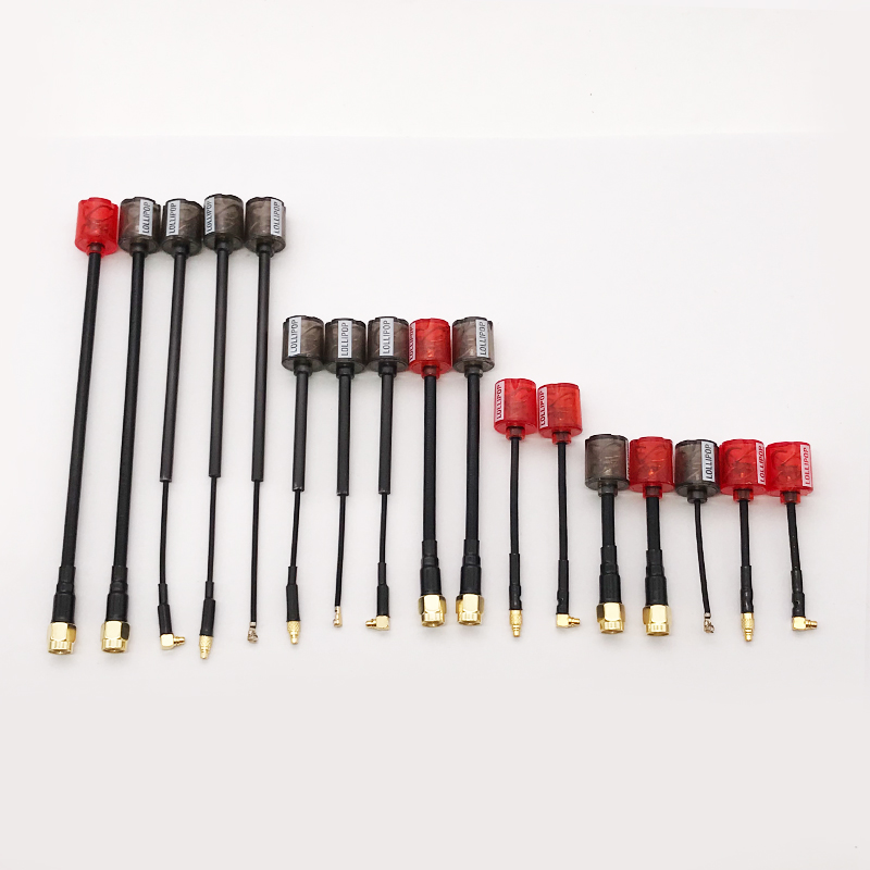 Nueva antena Micro Lollipop 5 RHCP 5,8G FPV de alta ganancia 2,8Dbi SMA/RP-SMA/MMCX/UFL antena para RC Drone transmisor receptor parte