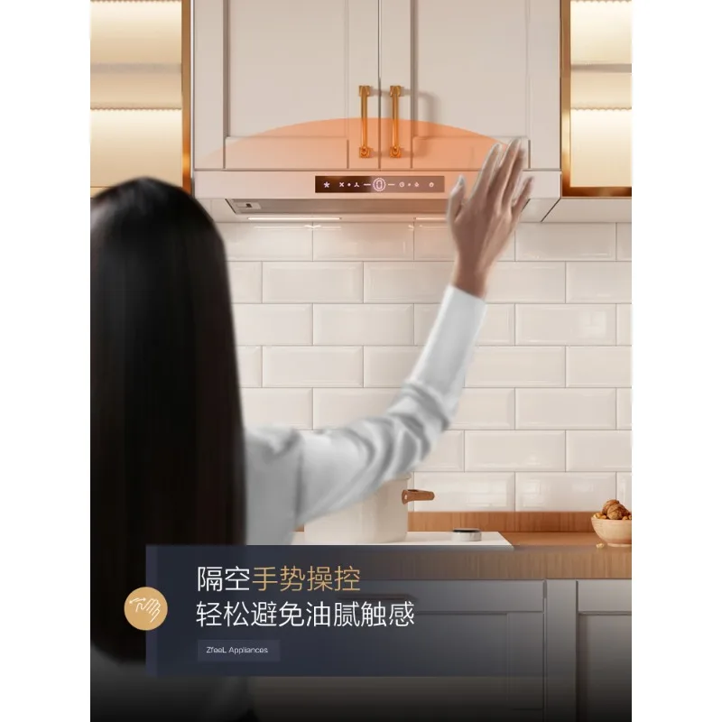 Pull-out Range Hood para circulação doméstica, tamanho pequeno, nenhuma tubulação, apartamento europeu, pequeno e pequeno