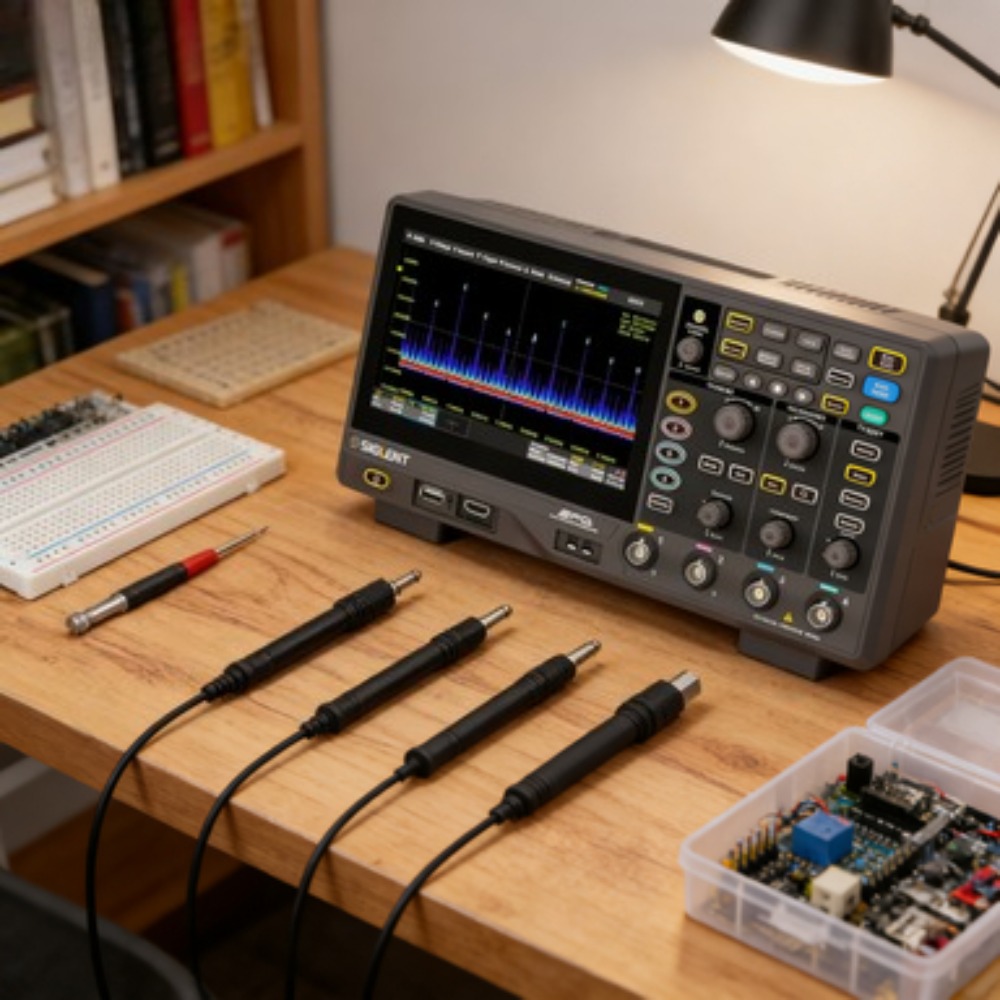 Meubilair 100MHz gemengd signaal oscilloscoop 12bit High Definition digitale scope SDS814X HD