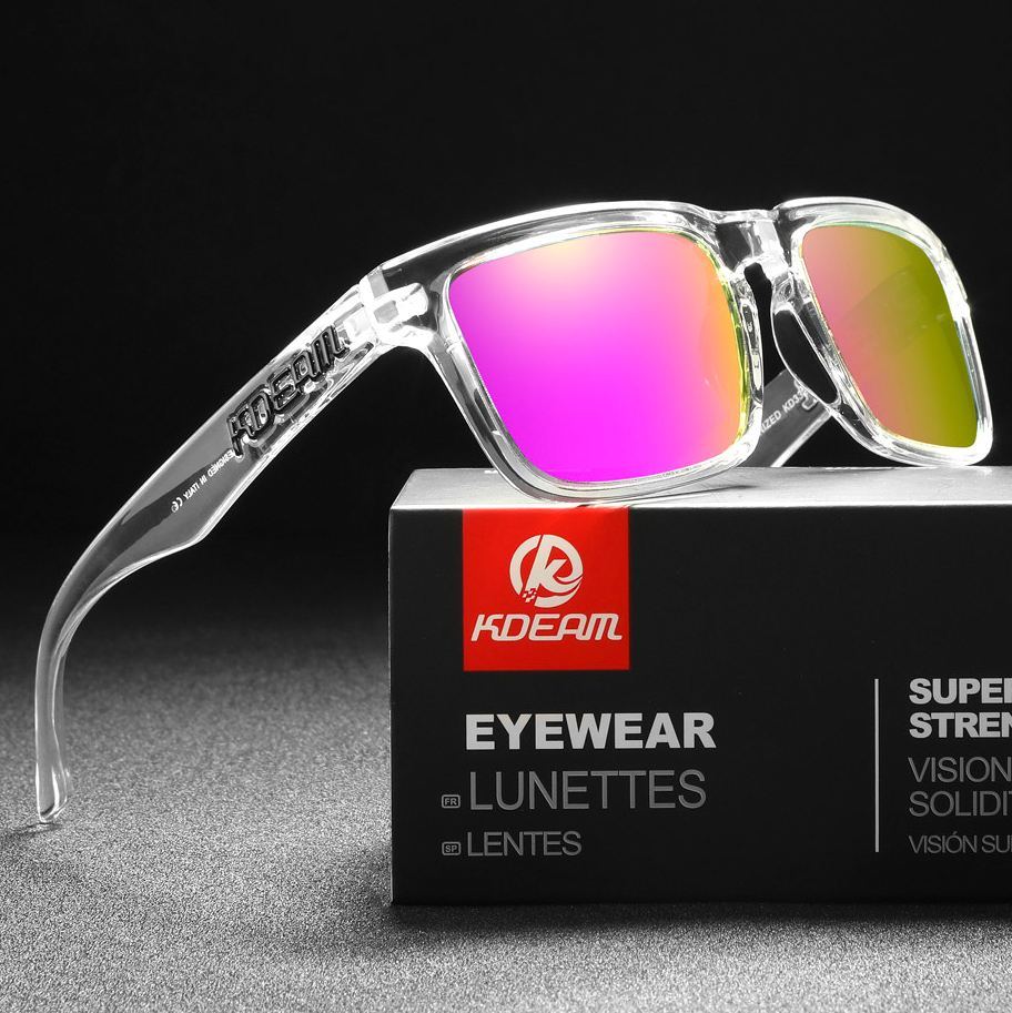 2025 Kdeam แว่นตากันแดดโพลาไรซ์คุณภาพสูงสําหรับผู้หญิงผู้ชายแฟชั่น Unisex แบรนด์ยอดนิยมอินเทรนด์แว่นตากลางแจ้งสําหรับคู่