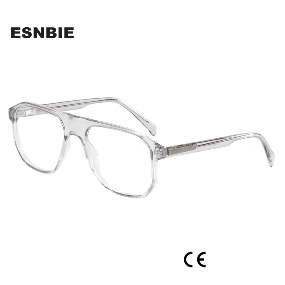 Retro artesanal acetato óculos quadro feminino tendência óptica quadrado miopia prescrição óculos lentes ópticas para mujer