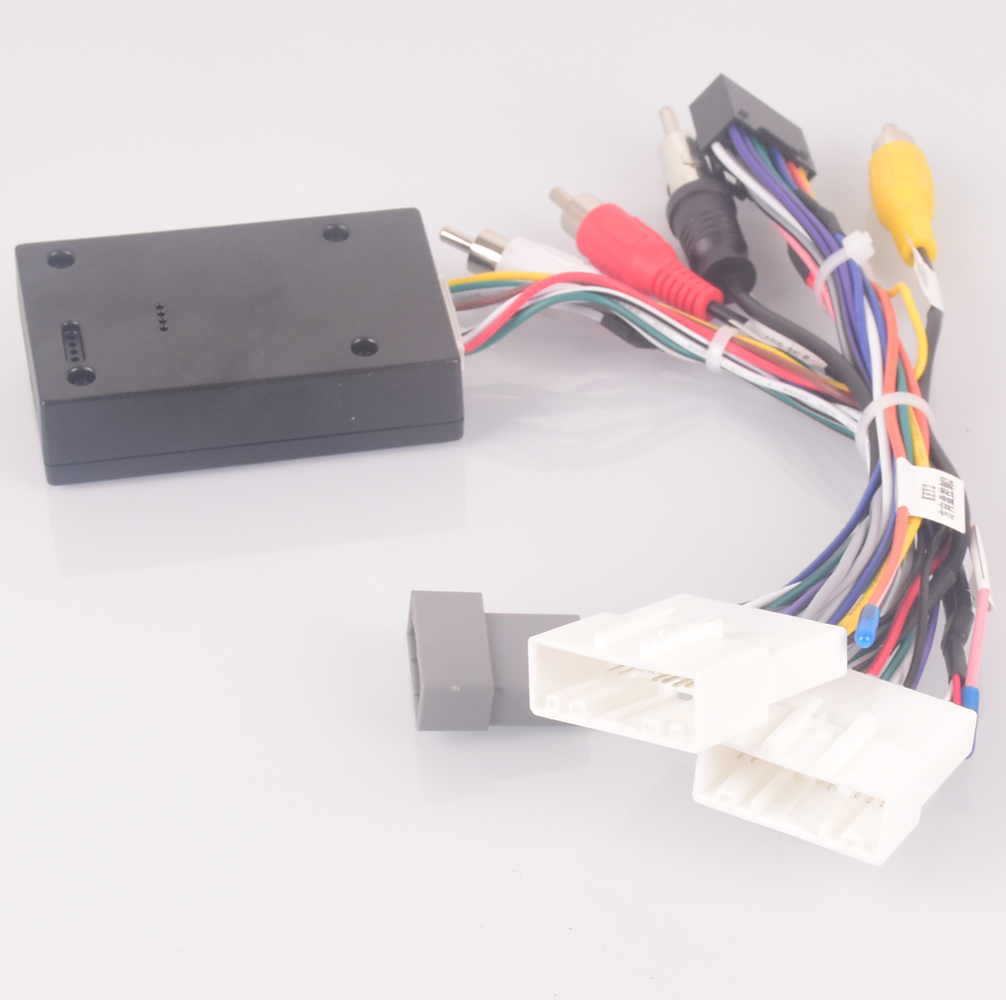 Autoradio Stereo Kabelboom Kabel Android 16pin Voor Nissan Qashqai j11 X-trail Tiida 2014 2015 2016 (Hoge Niveau Tirm)