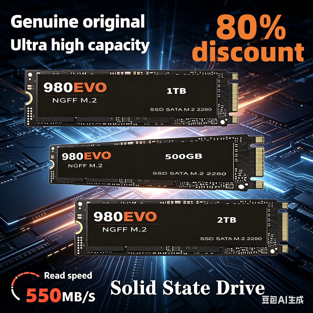 2026 Nowy Oryginalny Dysk SSD 980Pro M.2 Ultra Szybki Duża Pojemność Wewnętrzny Dysk Półprzewodnikowy Ulepszenie Przechowywania Danych Do Laptopa Komputera Stacjonarnego PC Gaming