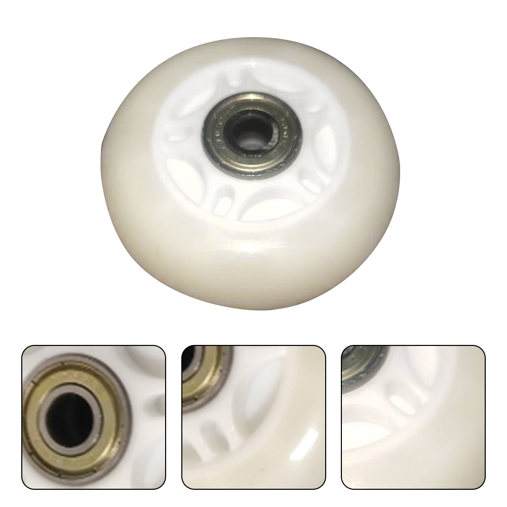 64mm 70mm 72mm Outdoor Inline Hockey Skate Wheels High Elasticity With Bearing Glitter Wheels For Skates Roller Skates Luggage