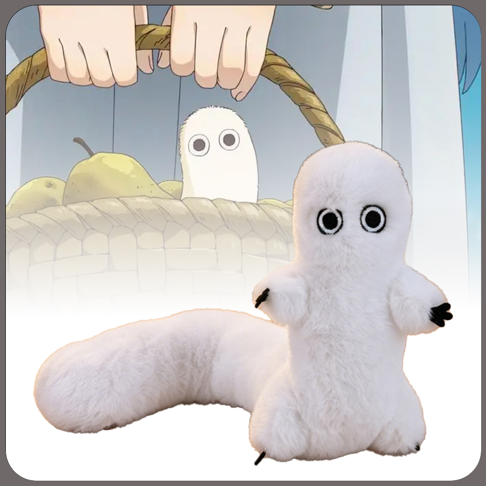 Плюшевые игрушки Witch Hat Atelier Fudeworm: пушистые, формоустойчивые, милые мягкие игрушки, аниме-куклы-компаньоны, подарки для фанатов на день рождения, декор для дома