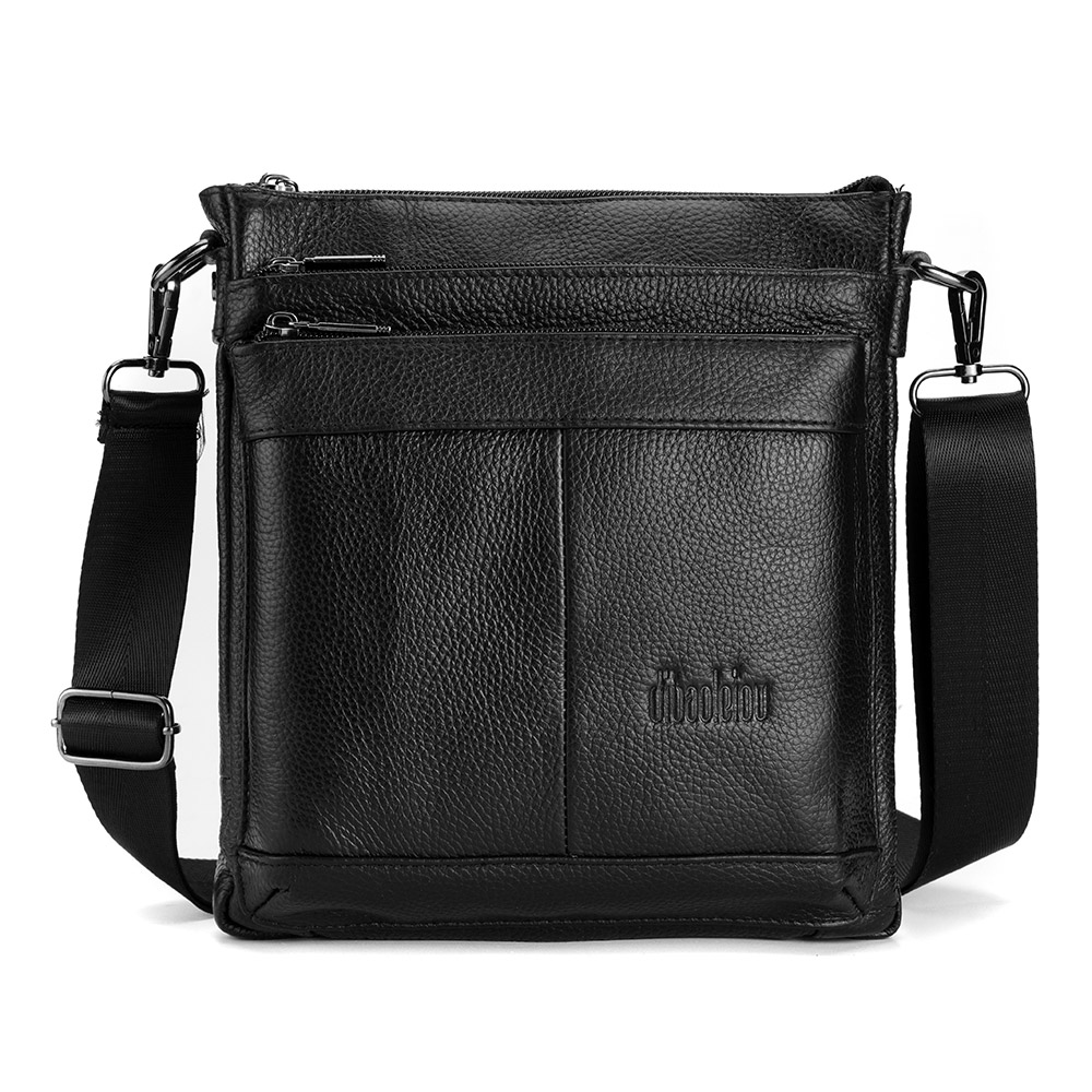 Herren Leder Messenger Bag Business Umhängetasche Kleine Umhängetasche Multifunktions Messenger Bag Herren Reisetasche