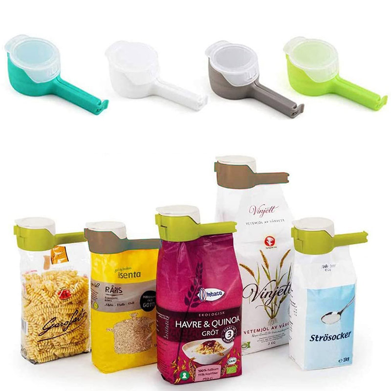 Clip de sellado de aperitivos, abrazadera selladora de plástico para mantenimiento fresco, ahorro de alimentos, accesorios de cocina de viaje, Clip para bolsa de almacenamiento de alimentos