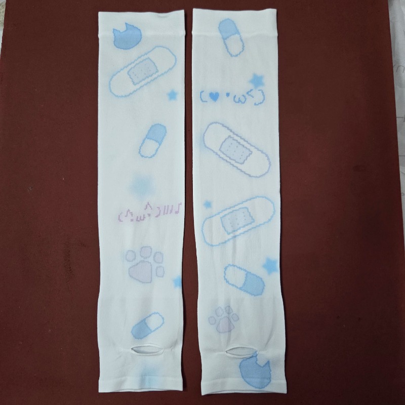 Manga de protección solar con estampado Subculture para bicicleta, manga de hielo para brazo de viaje, protección UV a prueba de viento, Verano