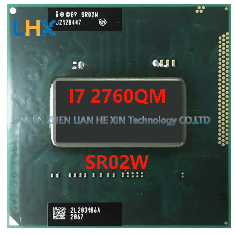 I7 2760QM SR02W Quad core eight threads 6M 45W Notebook CPU brand new in stock