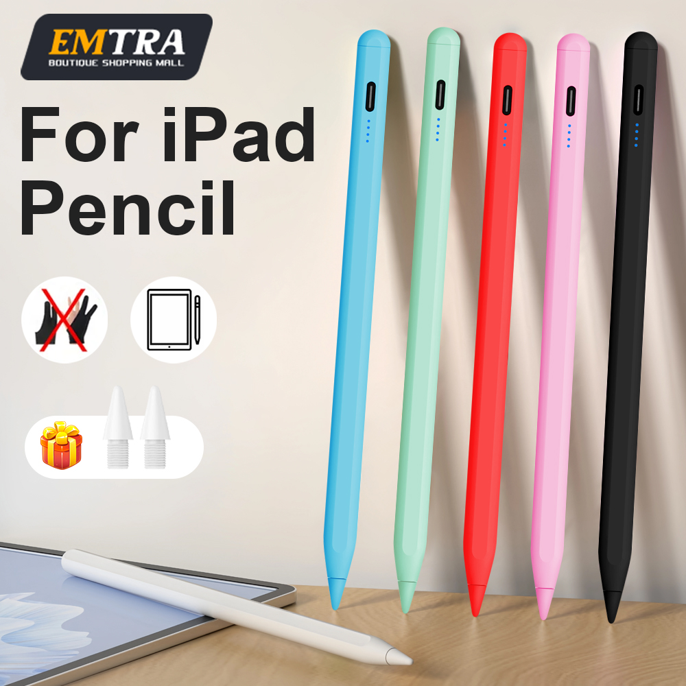 Voor Apple Pencil Stylus Voor iPad A16 Air 11 5 4 Pro 11e 13 12.9 M2 M3 M4 Pennen 10 8 10e 9e Generatie Mini 6 7 2025 Touch Pen