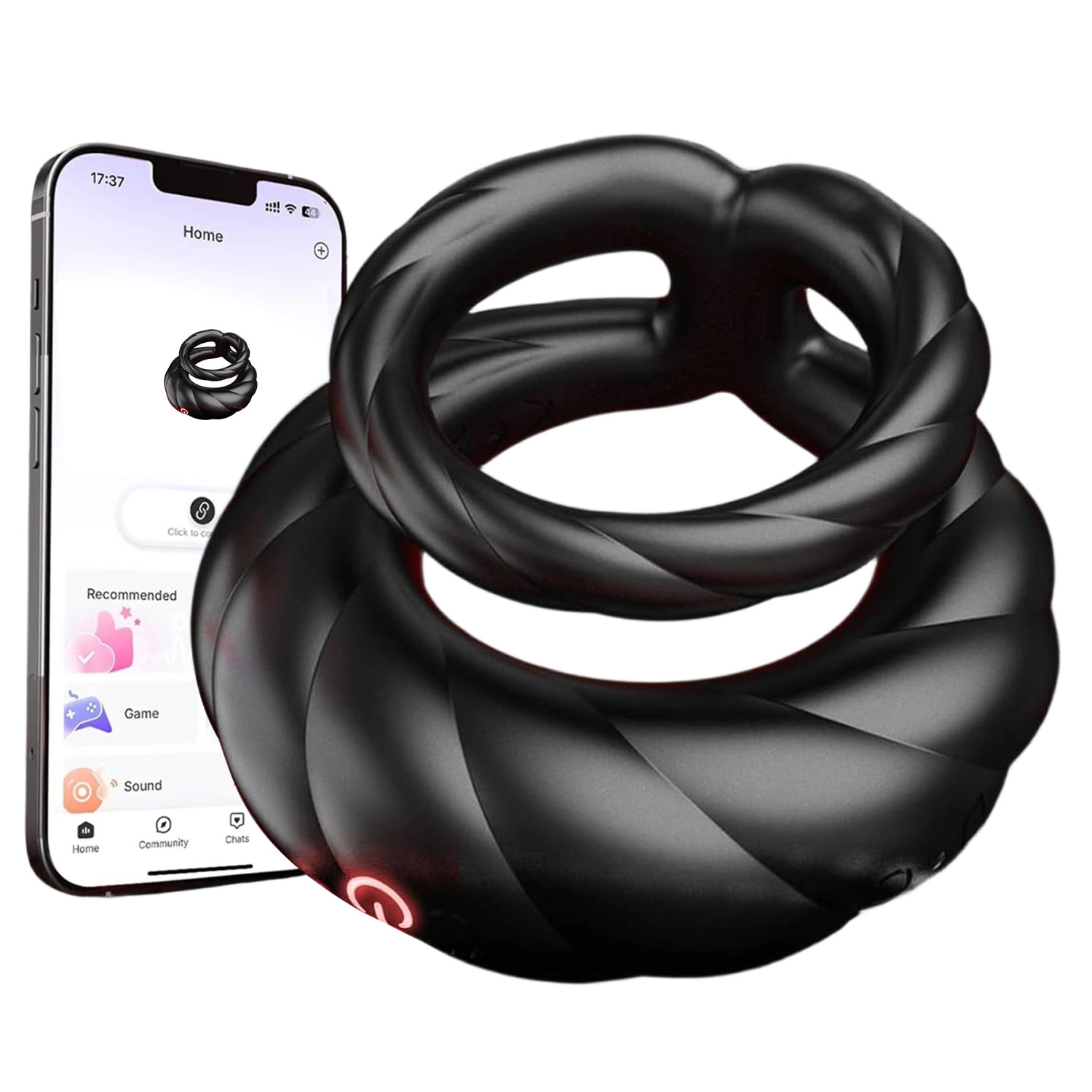 Anneau pénien vibrant anneau de pénis avec 10 vibrations plus dur plus fort Double pénis vibrateurs Couples hommes mâle adulte jouets sexuels