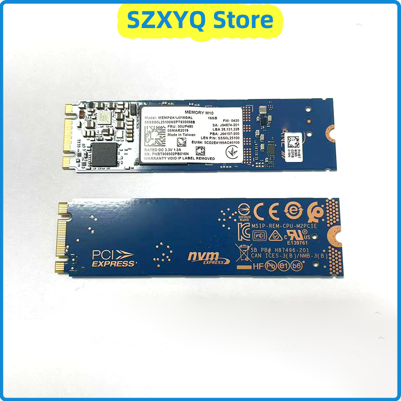 1/5/10PCS Nuovo e originale Memoria unità a stato solido interna M10 M.2 2280 16GB SSD PCIE NVME 3.0X2 applicato alla memoria Intel Optane