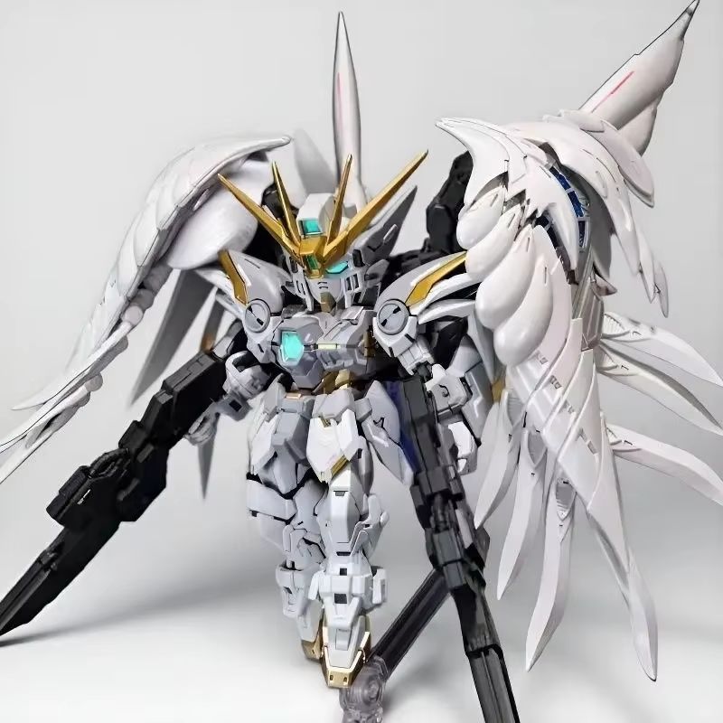Mgsd Wing Zero EW Schneewittchen-Version Engelsflügel-Mech Bausatz Actionfigur Deko-Puppe Jungen-Spielzeug Geschenk