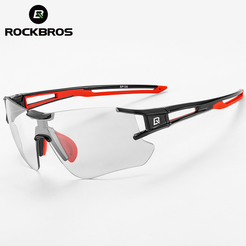 Очки ROCKBROS велосипедные фотохромные, UV400, без оправы, для занятий спортом на открытом воздухе