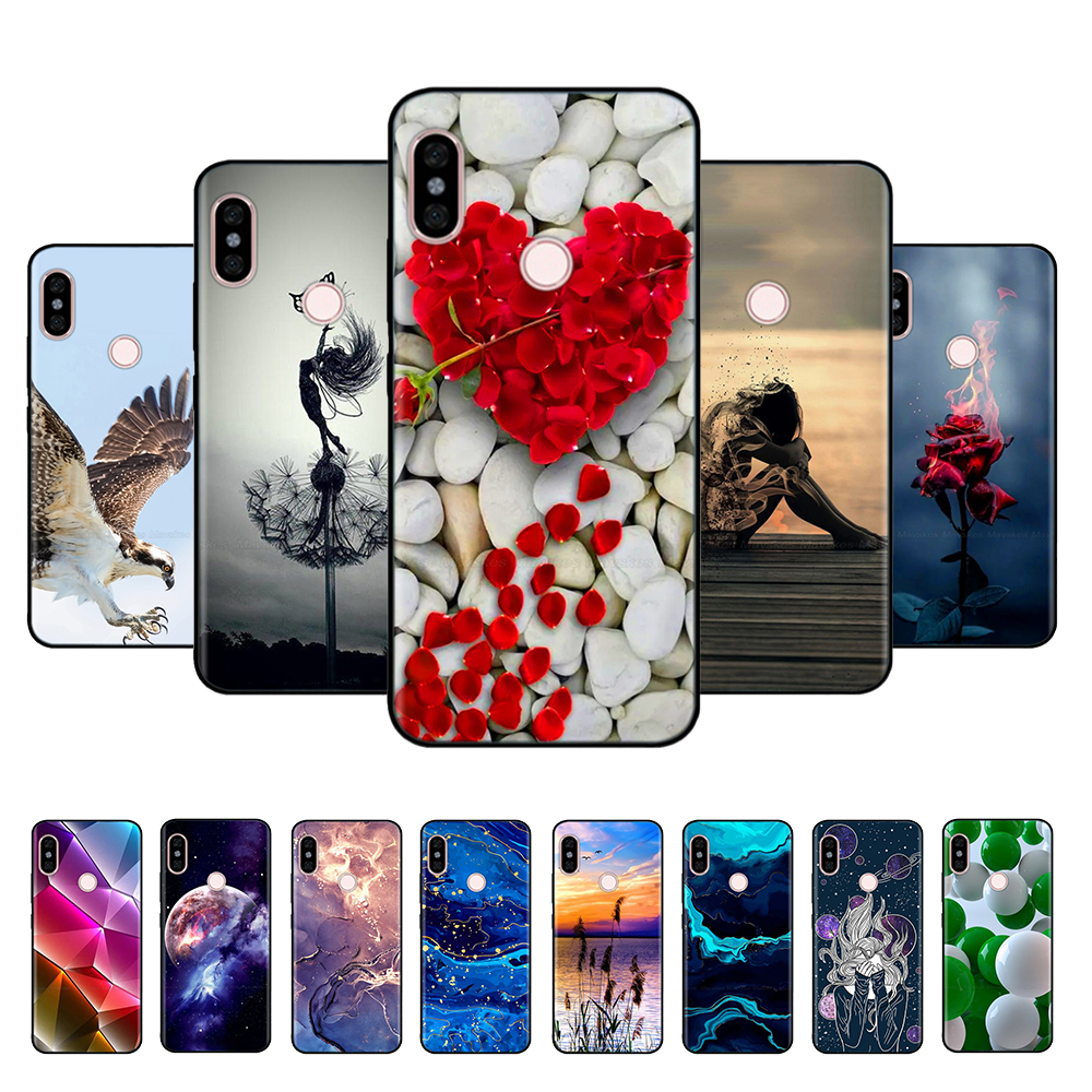 Dla Xiaomi Redmi Note 5 Pro silikonowe, odporne na wstrząsy tylne etui na telefon dla Xiaomi Redmi Note 5 etui note5 5.99 "zderzak coque