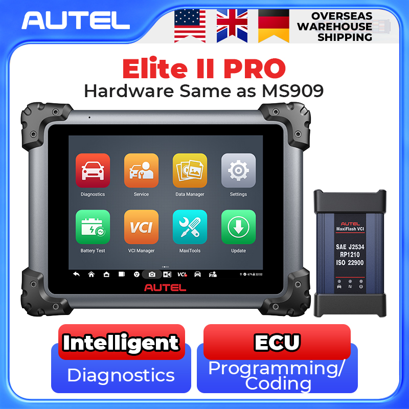 Autel MaxiSys Elite II Pro ULTRA диагностические инструменты J2534 Программирование ECU Кодирование Автоматический сканер как двигатель MS919 TruSpeed CAN FD DoIP
