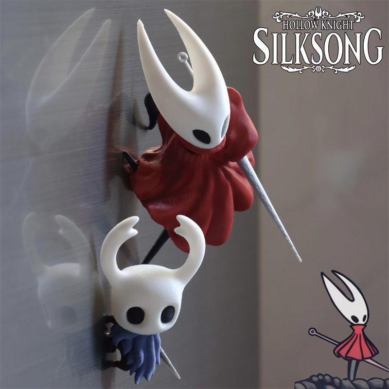 Игра Hollow Knight: Silksong Hornet, кукла для косплея, фигурка из смолы, модель, настольный орнамент, аксессуары, магнит на холодильник, опора