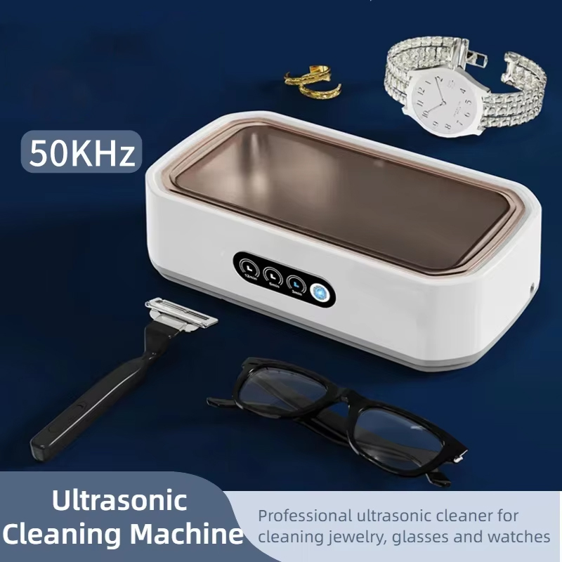Limpiador ultrasónico portátil para el hogar, gran capacidad, 650ML, gafas, joyería, tirantes, máquina de limpieza profesional