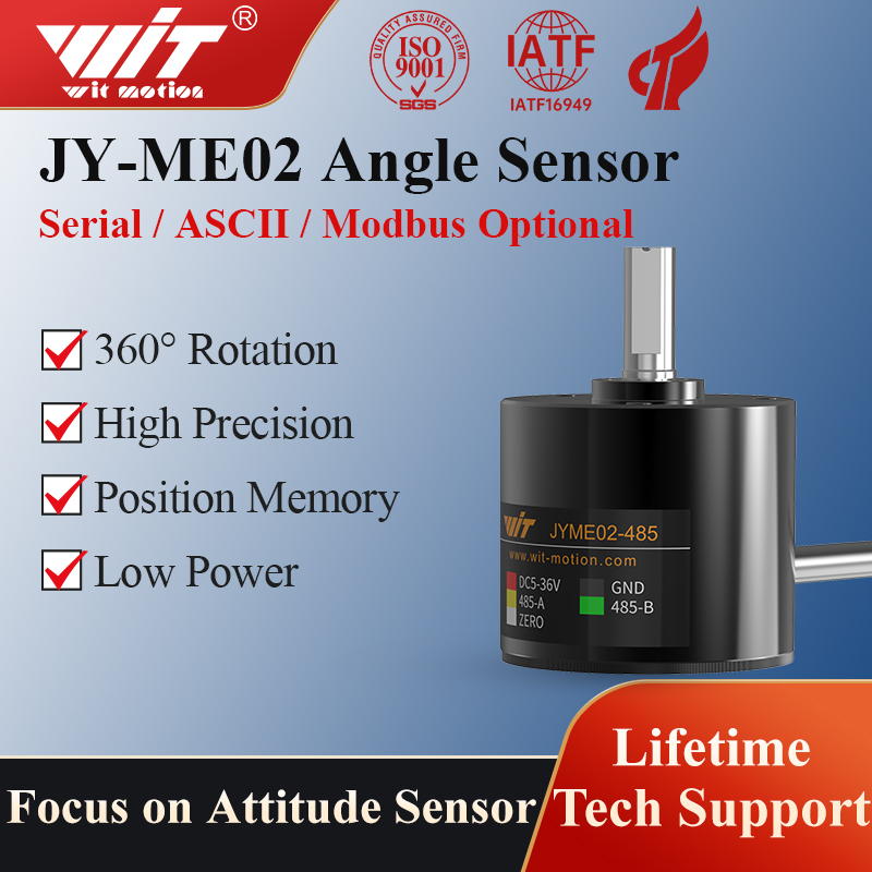 WitMotion JY-ME02 Roterende Absolute Encoder Digitale uiterst nauwkeurige hoeksensor 485 CAN-interface Power-Off Memory Hoeksensor