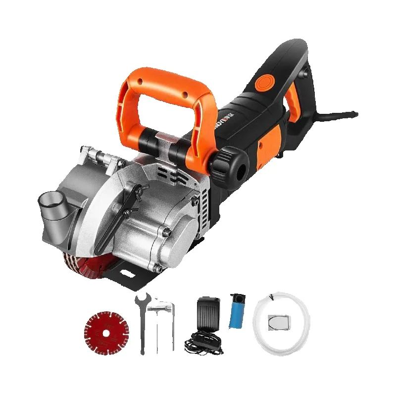 SucceBuy 115mm 133mm chasseuse murale électrique Machine de découpe de rainure sans couture charge maximale 4KW 4.8KW scie circulaire en acier béton Slotter