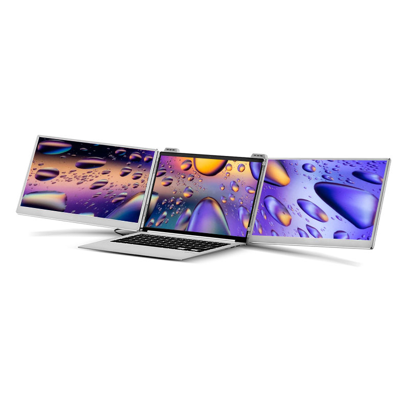 Monitor Portátil IPS USB FHD de 15.6 Pulgadas, Pantalla LED Dual Externa para Oficina y Juegos, Extensor de Pantalla Secundaria/Triple para Laptop