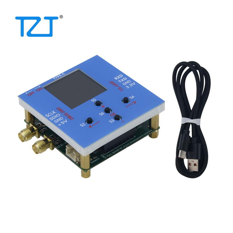 Generator sygnał RF TZT ADF5355 V3 13.6GHz płyta główna obsługuje częstotliwość zamiatania + płyta sterowania STM32