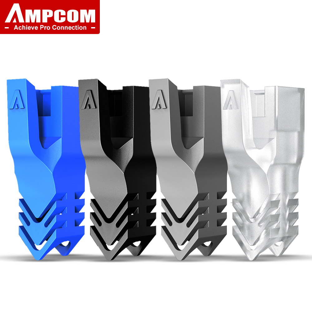 AMPCOM Kabel Jaringan Ethernet Kabel BOOT Strain Cover Colokan Konektor RJ45 6.5/7.5/8.0Mm untuk CAT8 CAT7 CAT6A CAT6 CAT5E
