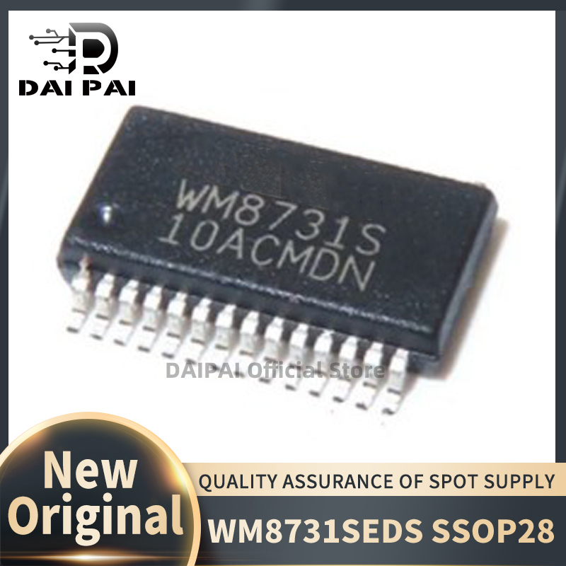 (10 uds-20 uds/lote) 100% nuevo chipset original WM8731S WM8731SEDS WM8731SEDS/RV SSOP28
