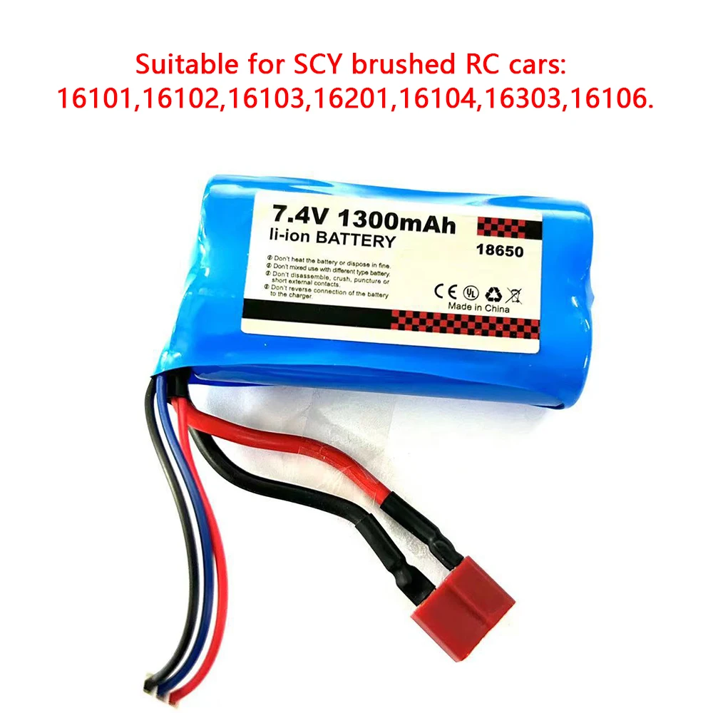 SCY 16102 16101 16103 16106 16101PRO 16102PRO 16103PRO 16106PRO 16303 2S 7,4 В оригинальные Т-образные вилки Батарея Радиоуправляемые автомобильные аксессуары