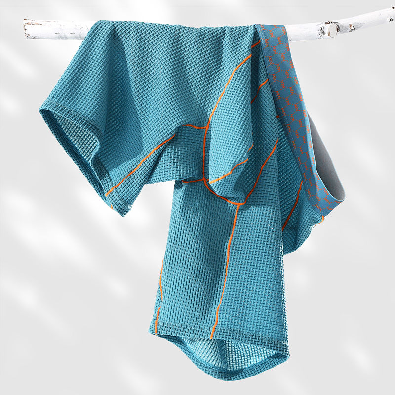 Gezond printen en verven Nieuwe sneldrogende herenslipjes Verlengde anti-slijtage been joggingbroek Ijs comfortabele herenbroek