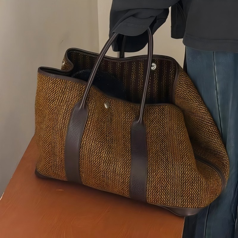 CGCBAG Letnie damskie torby typu tote z plecionki, duża pojemność, damska torba plażowa na ramię, oryginalne markowe luksusowe torebki damskie od projektantów.