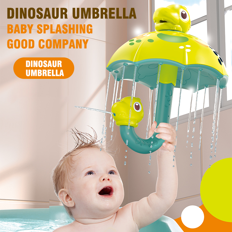 Dinosaur Umbrella Shower For Children 0-3 Years Old Spray Bath Fun Parent-Child Interactive Bath Toys Bath Toys